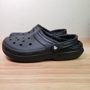 Crocs Size Mens 10 Classic Clog Shoes Black Unisex Casual Work Washable Workwear